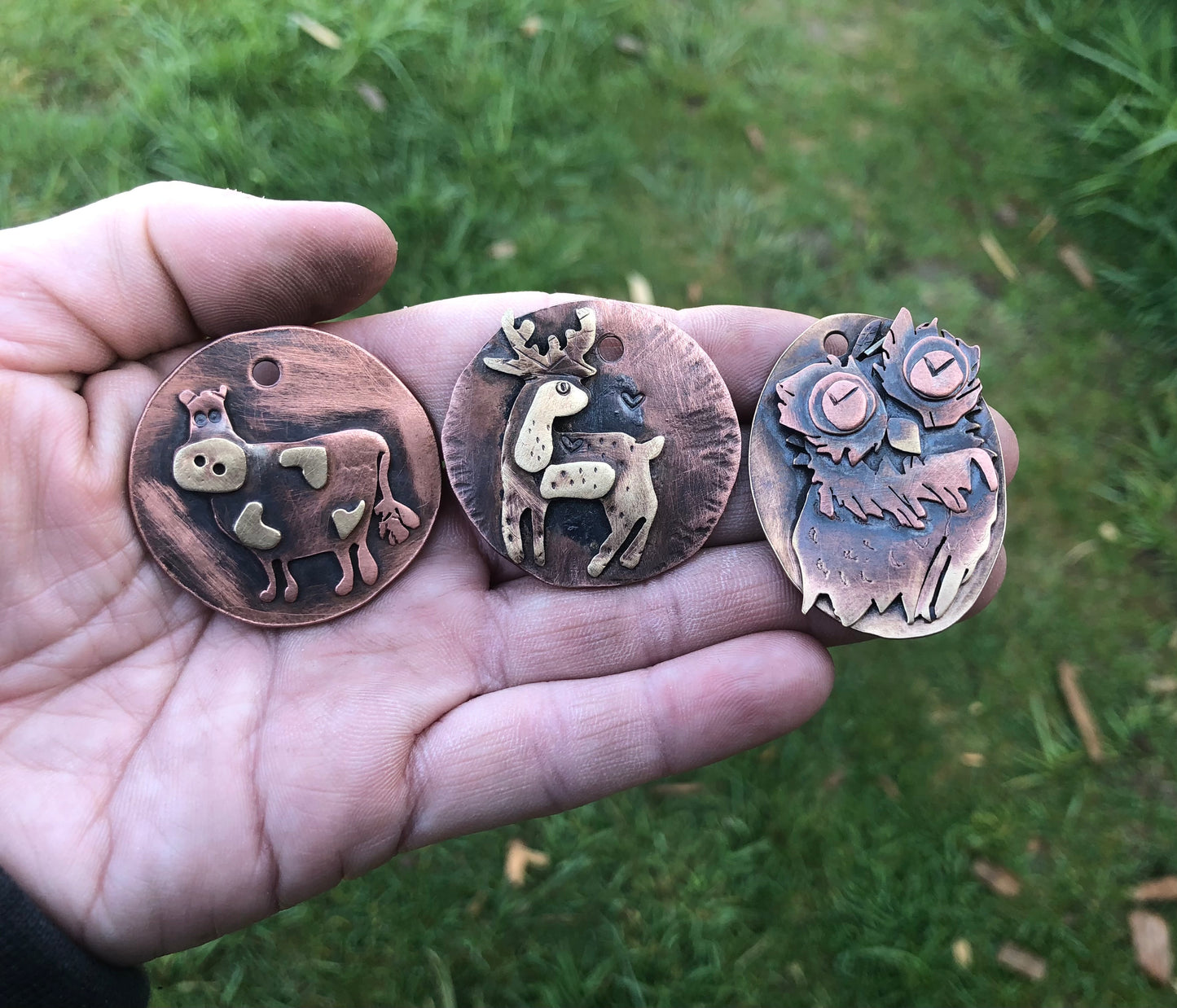Semi-Custom One of a Kind Hand Sawn Dog Tags