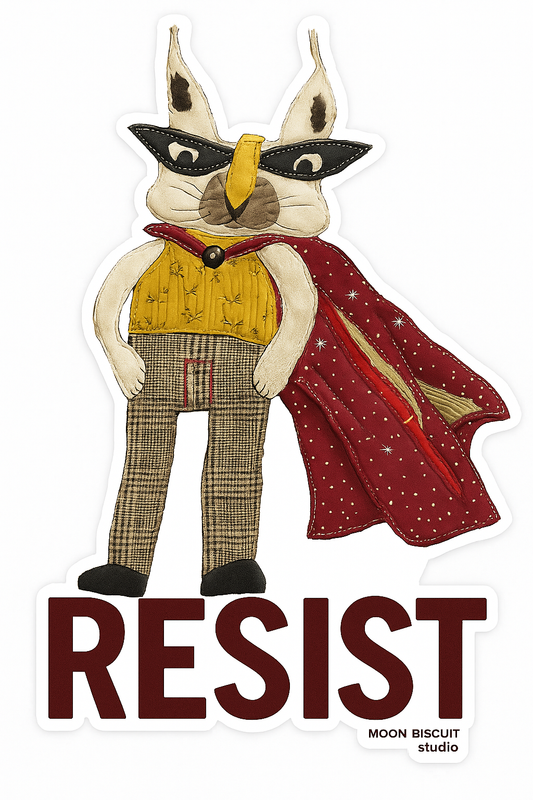Resist- Rabbit Sticker